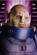  ??  ?? Alien attack Sontaran Chris Ryan as a