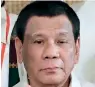  ??  ?? President rodrigo Duterte