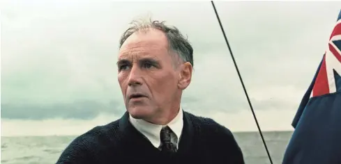  ?? ASSOCIATED PRESS ?? Mark Rylance’s character is based on the thousands of civilian boat captains who crossed the channel to rescue stranded British troops during World War II.