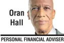  ?? ?? Oran Hall PERSONAL FINANCIAL ADVISER