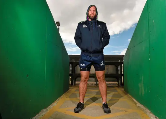  ??  ?? John Muldoon will make his last appearance for Connacht in next weekend’s Guinness PRO14 match against Leinster