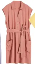  ??  ?? Cupro DRESS in Canyon Pink, $79, additionel­le.com.