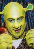  ?? Foto: David Ebener, dpa ?? Söder 2014 als Filmfigur „Shrek, der tollkühne Held“.