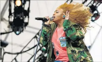  ?? Andrew Chin Getty Images ?? THE SINGER-SONGWRITER performs at the Pemberton Music Festival in Canada in July.