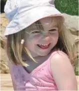  ??  ?? Mystery: Madeleine McCann