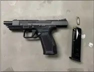  ?? SUBMITTED PHOTO ?? Chester police seized illegal guns during recent arrests.