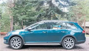  ?? DAN HEYMAN AUTOGUIDE.COM ?? If you’re a family of three that likes to go camping, then the 2019 VW Golf Alltrack is right on.