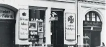  ??  ?? Hirsch Lewin’s Semer record business in 1930s Berlin.