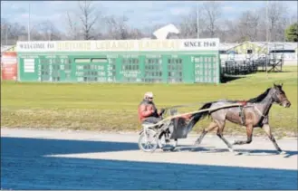  ?? STAFF PHOTO BY SAMANTHA GRIER ?? The Lebanon Raceway in Warren County hosts harness racing and the event is popular during many county fairs, including Montgomery County’s event.
continued from A1