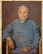  ??  ?? Lü Sibai, Portrait d’une mère, huile sur toile, 1948