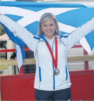  ??  ?? Champion Stephanie Inglis will help start sports clubs at Perthshire schools