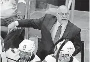  ?? [AP PHOTO] ?? Head coach Barry Trotz, who guided the Washington Capitals to the Stanley Cup championsh­ip, is now head coach of the New York Islanders.