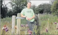  ?? PICTURE: SIMON HULME. ?? NATURAL CHOICE: TV presenter and naturalist Chris Packham paying a visit to Fairburn Ings, near Castleford, in July 2018.