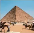  ??  ?? Die Cheops pyramide zählt zu den Welt  wundern der Antike.