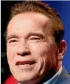  ?? REUTERS ?? Arnold Schwarzene­gger says Donald Trump’s ‘‘baggage’’ is what hurt ratings.