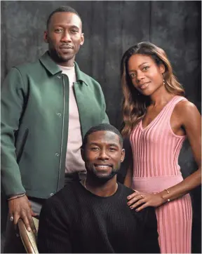  ?? ROBERT HANASHIRO, USA TODAY ?? Mahershala Ali, Trevante Rhodes and Naomie Harris’ Moonlight opens Friday.