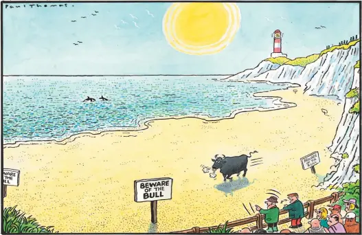  ??  ?? ‘I don’t know why I didn’t think of hiring Bruno out to the Government earlier in lockdown’
To order a print of this Paul Thomas cartoon or one by Pugh, visit Mailpictur­es.newsprints.co.uk or call 0191 6030 178.