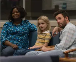  ??  ?? Octavia Spencer, Mckenna Grace and Chris Evans star in Gifted