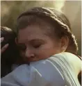  ??  ?? Post mortem tritt Carrie Fisher auch in Episode IX ein letztes Mal auf