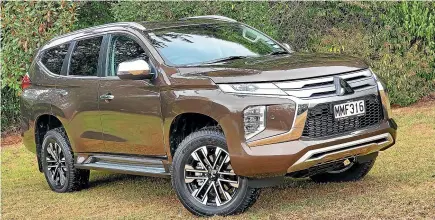  ?? PHOTOS: DAMIEN O’CARROLL/STUFF ?? The Pajero Sport now looks like a slicker, more refined Triton.