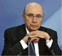  ?? Pedro Ladeira - 28.ago.2017/Folhapress ?? Ministro Henrique Meirelles, que defende as reformas