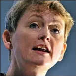  ??  ?? More composed: Yvette Cooper