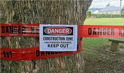  ?? SUPPLIED ?? Students at Mangere Bridge School had to make a choice between progress and preservati­on.