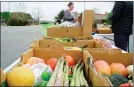  ??  ?? To-go produce in Wake Forest, N.C.