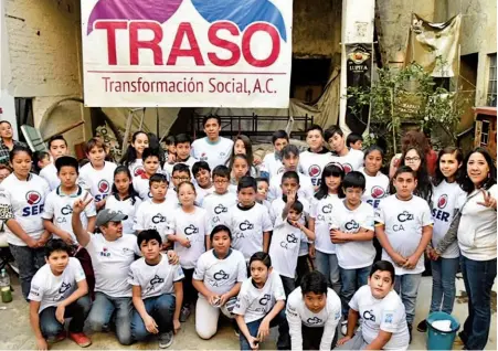  ??  ?? NEW VISION: Lupita and TRASO have a new aim to help young people in their lives