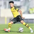  ?? EPA ?? Dortmund’s Jadon Sancho.