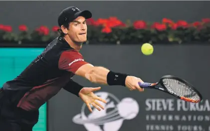  ??  ?? Andy Murray lost in the third round of the Monte Carlo Master Photo: AP