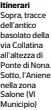  ?? ?? Itinerari Sopra, tracce dell’antico basolato della via Collatina all’altezza di Ponte di Nona. Sotto, l’Aniene nella zona Salone (VI Municipio)