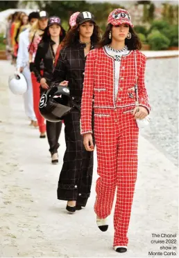  ?? ?? The Chanel cruise 2022 show in Monte Carlo.