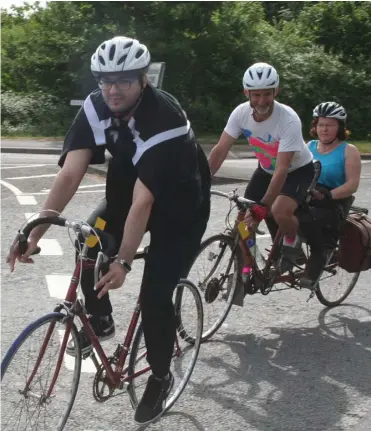  ?? ?? BACK IN THE SADDLE:
The annual 3 Counties Cycle Ride returns in June