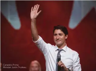  ??  ?? Canada's Prime Minister Justin Trudeau.