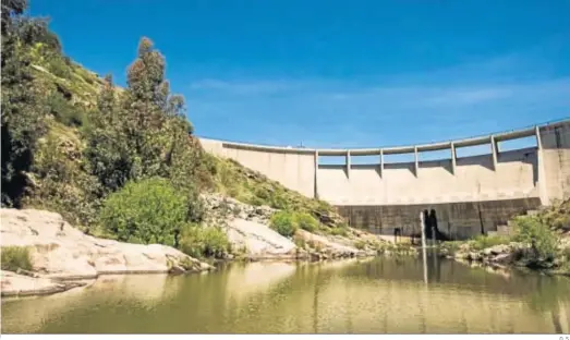  ?? D. S. ?? El pantano de Melonares, tras cuya construcci­ón se habilitó una zona de compensaci­ón ecológica para el Parque Natural de la Sierra Norte.