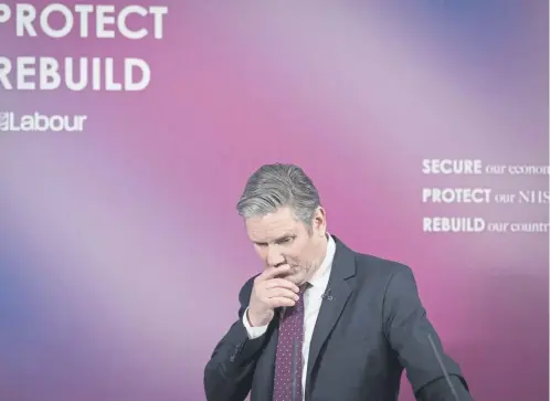  ?? ?? Sir Keir Starmer has insisted that voters ‘appreciate us being straight’ after he scaled back a £28 billion-a-year green investment pledge