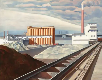  ??  ?? Charles Sheeler (1883-1965), Classic Landscape, 1931. Oil on canvas, 2811/16 x 357/8 in. Collection of the Barney A. Ebsworth, National Gallery of Art, Washington, D.C.