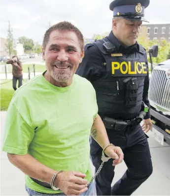  ?? MIKE HENSEN / POSTMEDIA NEWS FILES ?? Onetime respected dog handler Boris Panovski faces a life sentence with no chance of parole for 25 years.