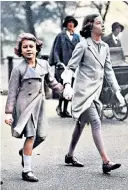  ??  ?? STEPPING OUT
Sonia Graham-Hodgson (on the right) with her friend Princess Elizabeth