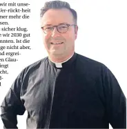  ??  ?? Florian Ganslmeier Pfarrer im Düsseldorf­er Rheinbogen