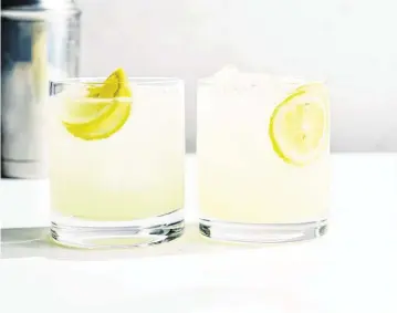  ?? DAVID MALOSH/SIMON ANDREWS NYT ?? Lemon is an easy way to balance cocktails, as in this hard lemonade that’s both reminiscen­t of and far removed from the spiked six packs of yore.