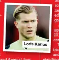  ??  ?? Loris Karius