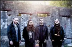  ??  ?? Little Rock doom metal band Pallbearer — Brett Campbell (from left), Mark Lierly, Joseph D. Rowland and Devin Holt — will play Rev Room on Wednesday. Their new album, Heartless, will be released Friday.