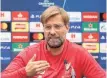  ?? | REUTERS ?? ENGLISH Premiershi­p giants Liverpool manager Jürgen Klopp.