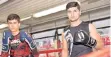 ?? F.: SALZ ?? Ahmad (14, l.) und Umarjon (19) Davlatov trainieren seit rund einem Jahr in Rommerskir­chen.