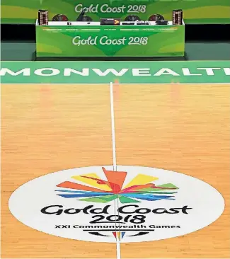  ?? GETTY IMAGES ?? The Townsville Entertainm­ent Centre decked out in its 2018 Commonweal­th Games regalia.