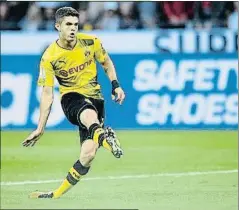  ??  ?? Christian Pulisic (18) El delantero del Dortmund es la gran esperanza del fútbol americano