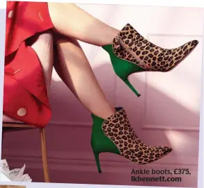  ??  ?? Ankle boots, £375,