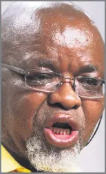  ??  ?? GWEDE MANTASHE